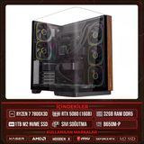 Xaser Wooden X150 Ryzen 7 7800X3d 32Gb Ddr5 Ram 1Tb M.2 Nvme Ssd 16Gb Rtx5080 Sıvı Soğutmalı Masaüstü Oyuncu Oem Bilgisayar