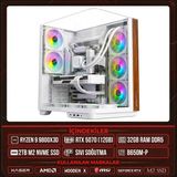 Xaser Wooden X180 Ryzen 7 9800X3D 32GB Ddr5 Ram 2tb M.2 Nvme SSD 12GB RTX5070 Sıvı Soğutmalı Masaüstü Oyuncu Oem Bilgisayar - Beyaz - Yok