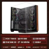 Xaser Wooden X70 Ryzen 7 7800X3d 32Gb Ddr5 Ram 1Tb M.2 Nvme Ssd 8Gb Rtx5060 Sıvı Soğutmalı Masaüstü Oyuncu Oem Bilgisayar