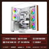 Xaser Wooden X80 Ryzen 7 7800X3d 32Gb Ddr5 Ram 1Tb M.2 Nvme Ssd 8Gb Rtx5060 Sıvı Soğutmalı Masaüstü Oyuncu Oem Bilgisayar
