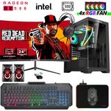 Xaser XSR1023 I5 7400 32GB Ram 256GB SSD 4gb GTX1050 Ti Ekran Kartı 24" Curved Oyun Bilgisayarı