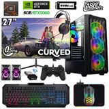 Xaser Xsr1156 Ryzen 5 7500F 32Gb Ddr5 Ram 2Tb M.2 Nvme Ssd 8Gb Rtx5060 27" 180Hz Oyuncu Tavsiye Sistem