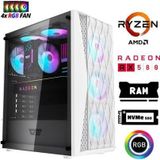 Xaser Xsr1194 Ryzen 5 5500 32Gb Ram 1Tb M.2 Nvme Ssd 8Gb Rx580 Masaüstü Oyuncu Bilgisayarı
