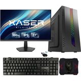 Xaser XSR1304 I5 14400F 16GB Ram 256GB SSD 2gb GT610 Ekran Kartı 27" Monitör Masaüstü Ofis Tavsiye Sistem - Siyah - 27 inç