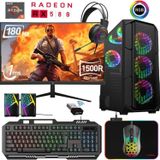 Xaser XSR466 Ryzen 5 5600 16GB RAM 256GB SSD 8GB RX 580 FreeDOS 24 inç Monitör Oyun Bilgisayarı