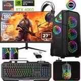Xaser XSR481 Ryzen 5 5600 32GB RAM 1TB SSD 8GB RTX 4060 FreeDOS 27 inç Monitör Oyun Bilgisayarı