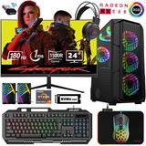 Xaser XSR501 Ryzen 7 5700X 32GB RAM 1TB SSD 8GB RX 580 FreeDOS 24 inç Monitör Oyun Bilgisayarı