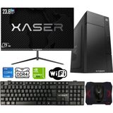Xaser XSR563 I5 12400F 16GB Ram 256GB M.2 Nvme SSD 2gb GT610 Ekran Kartı 23.8" Monitör Ofis Hazır Sistem