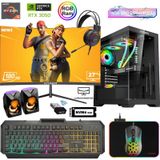Xaser XSR846 Ryzen 5 5600 16GB RAM 512GB SSD 6GB RTX 3050 FreeDOS 27 inç Monitör Oyun Bilgisayarı