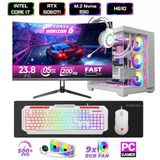 Xaser Xsr909 İ7 12700F 32Gb Ram 1Tb M.2 Nvme Ssd 8Gb Rtx5060ti 23.8"Curved 200Hz Sıvı Soğutma Oyun Bilgisayarı