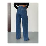 XBELLA DENİM Kadın Nakış detaylı wide-leg jean kot pantolon