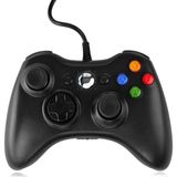 Xbox 360 Uyumlu Titreşimli Kablolu Analog Oyun Kolu - Siyah