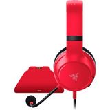 Xbox Için Razer Essential Duo Paketi - Xbox Kumandası Için Kablolu Kulaklık ve Hızlı Şarj Cihazı (Xbox Için Kaira X, Triforce 50MM Sürücü, Hyperclear Kardioid Mikrofon) Kırmızı