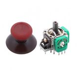 Xbox One Analog Motor Topuz Seti 1+1 One - One S/X - Series S/X Uyumlu Kırmızı Bordo