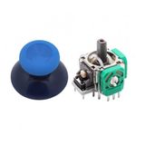 Xbox One Analog Motor Topuz Seti 1+1 One - One S/X - Series S/X Uyumlu Siyah Buz Mavi Mavi