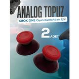 Xbox One Series S X Uyumlu Analog Topuz 2 Adet Başlık Kol Yedek Parça Bordo