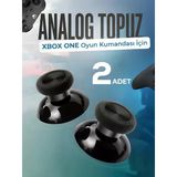 Xbox One Series S X Uyumlu Analog Topuz 2 Adet Başlık Kol Yedek Parça Siyah