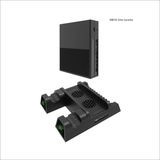 Xbox One X/s Uyumlu Çok Amaçlı Şarj Istasyonu Soğutucu Stand - Siyah