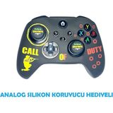 Xbox Series S/series x Call Of Duty Koruyucu Silikon Kılıf + Analog Silikon Koruyucu - Siyah