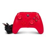 Xbox Series X|S ve Windows 10/11 için kablolu PowerA Controller - Kırmızı, Gamepad, kablolu video oyun denetleyicisi, oyun denetleyicisi, Xbox One, Type C ile uyumlu, resmi lisanslı