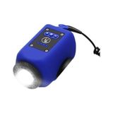 Xbyc 6128 Usb Şarjlı 250 Lümen 120 Db Yüksek Sesli Bisiklet Ön Farı Ve Korna Mavi
