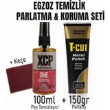 XCP Motosiklet Egzoz Temizlik & Parlatma & Koruma Paketi No:1 (Xcp & T-Cut)