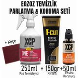 XCP Motosiklet Egzoz Temizlik & Parlatma & Koruma Paketi No:3 (Xcp & T-Cut)