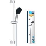 XD Design Grohe Vitalio Start 110 Sürgülü Duş Seti, 110MM Yuvarlak 3 Akışlı El Duşu, 600MM Sürgülü Ray, 1750MM