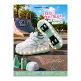 Xdeep Çocuk Işıklı Paten Ayakkabı Tekerlekli LED Tabanlı Spor Ayakkabı