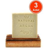 xdeonss Argan Yağı Sabunu El Yapımı Doğal 120 G x 3 Adet - Renkli