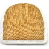 Xdeonss Doğal Jüt İp Eldiven Tipi Banyo Lifi Hamam Vücud Kesesi 16x20 cm.