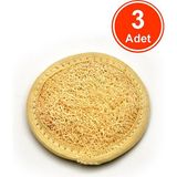 xdeonss Doğal Kabak Lifi Banyo Yüz Peeling Kesesi x 3 Adet Krem Renk ile Cilt Ölü Hücre Temizliği