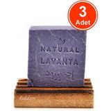 xdeonss Lavanta Yağı Sabunu El Yapımı Doğal 120 G x 3 Adet