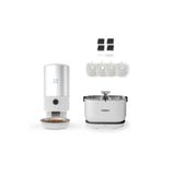 Xenon Smart Akıllı 5 lt Çelik Mama Kabı Akıllı Kablosuz Su Pınarı 4 adet Filtre Pet Ürünleri Seti