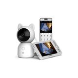 Xenon Smart Akıllı Bebek Kamerası 5" inç Monitör Mobil Eş Zamanlı Çoklu İzleme Sesli İletişim Baby Camera X7202