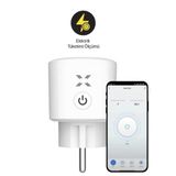 Xenon Smart Akıllı Elektrik Prizi Enerji İzleme Özellikli, Aşırı Gerilim Koruması ve Wi-Fi Bluetooth Bağlantısı (X7010)