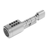 Xenon Smart Akıllı Kapı Kilidi | Gümüş Seri 5'li Giriş Parmak İzli Mobil Şifre Kart Smartlock (X8052)