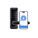 Xenon Smart Akıllı Kapı Kilidi Mobil App Parmak Izi Şifre Rfıd Wi-fi Google Home & Alexa Kontrollü Kilit X8056