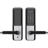Xenon Smart Akıllı Kapı Kilidi | Parmak İzli Şifreli Bluetooth Gateway Uyumlu Krom Gümüş X8051) DROPXML-PZRCN199915318632