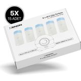Xenon Smart Akıllı Kedi Tuvaleti 5'li Atık Torbası Cat Cleaner Çöp Poşeti 75 Adet (X8623 & X8624 İle Uyumludur - Beyaz