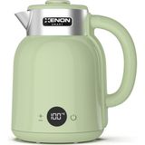 Xenon Smart Akıllı Kettle Paslanmaz Çelik Çift Katmanlı Led Ekranlı Hızlı Kaynatma Akım Korumalı Su Isıtıcı 1.5 Lt X7101 - Yeşil