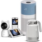 Xenon Smart Akıllı Monitörlü Bebek Kamerası Hava Temizleyici (Mavi) ve Kettle Seti