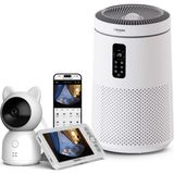 Xenon Smart Akıllı Monitörlü Bebek Kamerası ve Gece Lambalı Hava Temizleyici Anne Bebek Seti