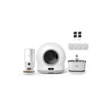 Xenon Smart Akıllı Otomatik Kedi Tuvaleti Çelik 5 lt Mama Kabı Akıllı Kablosuz Su Pınarı 4'lü Pet Seti