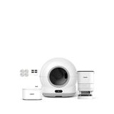 Xenon Smart Akıllı Otomatik Kedi Tuvaleti Kameralı, Beyaz Mama Kabı ve Su Pınarı 4'lü Pet Ürünleri Seti