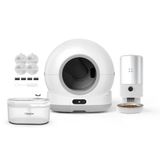 Xenon Smart Akıllı Otomatik Kedi Tuvaleti (Kameralı) Çelik Köpek Kabı Besleme Kasesi (Kameralı) Su Sebili Pınarı ve Yedek Filtre (4 Adet) Evcil Hayvan 4'lü Pet Ürünleri Başlangıç Seti