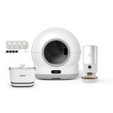 Xenon Smart Akıllı Otomatik Kedi Tuvaleti (Kameralı) Çelik Köpek Mama Kabı (Kameralı) Su Sebili ve Filtre (4 Adet) Evcil Hayvan 4'lü Pet Ürünleri Başlangıç Seti