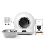 Xenon Smart Akıllı Otomatik Kedi Tuvaleti (Kameralı) Hareket Algılamalı Köpek Mama Kabı (Kameralı) Çelik Su Pınarı ve Filtre (4 Adet) Evcil Hayvan 4'lü Pet Ürünleri Başlangıç Seti
