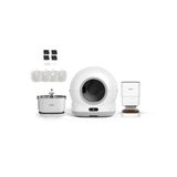 Xenon Smart Akıllı Otomatik Kedi Tuvaleti (Kameralı) Köpek Mama Kabı Şarjlı Bataryalı Su Pınarı Sebili ve Filtre (4 Adet) Evcil Hayvan 4'lü Pet Ürünleri Başlangıç Seti