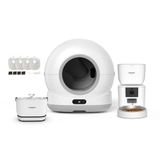 Xenon Smart Akıllı Otomatik Kedi Tuvaleti (Kamerasız) Hareket Algılamalı Köpek Mama Kabı (Kameralı) Otomatik Su Sebili ve Filtre (4 Adet) Evcil Hayvan 4'lü Pet Ürünleri Başlangıç Seti